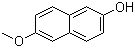 structure of CAS# 5111-66-0, 6-Methoxy-2-naphthol;2-Hydroxy-6-methoxynaphthalene