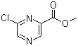 structure of CAS# 51114-73-9, Methyl 6-chloro-2-pyrazinecarboxylate;Methyl 2-chloro-6-pyrazinecarboxylate; Methyl 6-chloropyrazine-2-carboxylate
