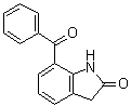 7-苯甲酰基-1,3-二氢-2H-吲哚-2-酮分子结构 (CAS 51135-38-7)