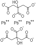Lead citrate molecular structure (CAS 512-26-5)