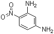 structure of CAS# 5131-58-8, 4-Nitro-1,3-phenylenediamine;4-Nitro-m-phenylenediamine; 1,3-Diamino-4-nitrobenzene; 3-Amino-4-nitroaniline; 4-Nitro-1,3-benzenediamine