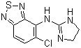 structure of CAS# 51322-75-9, Tizanidine;5-Chloro-N-(4,5-dihydro-1H-imidazol-2-yl)-2,1,3-benzothiadiazole-4-amine; 4-Chloro-N-(4,5-dihydro-1H-imidazol-2-yl)-8-thia-7,9-diazabicyclo[4.3.0]nona-2,4,6,9-tetraen-5-amine