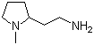 structure of CAS# 51387-90-7, 2-(2-Aminoethyl)-1-methylpyrrolidine ;1-Methyl-2-(2-aminoethyl)pyrrolidine
