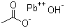 structure of CAS# 51404-69-4, Lead acetate basic;Lead(II) acetate basic