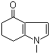 structure of CAS# 51471-08-0, 1-Methyl-1,5,6,7-tetrahydroindol-4-one;1-Methyl-6,7-dihydro-1H-indol-4(5H)-one; NSC 131678
