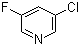 structure of CAS# 514797-99-0, 3-Chloro-5-fluoropyridine;3-Fluoro-5-chloropyridine