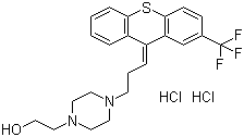 Flupenthixol dihydrochloride molecular structure (CAS 51529-01-2)