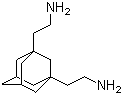 1,3-Adamantanediethanamine molecular structure (CAS 51545-05-2)