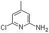 structure of CAS# 51564-92-2, 2-Amino-6-chloro-4-methylpyridine