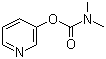 structure of CAS# 51581-32-9, 3-(N,N-Dimethylcarbamoyloxy)pyridine;3-Pyridyl dimethylcarbamate