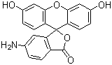 6-Aminofluorescein molecular structure (CAS 51649-83-3)