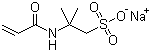 2-Acrylamido-2-methyl-1-propanesulfonic acid sodium salt molecular structure (CAS 5165-97-9)
