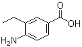 结构式 CAS# 51688-75-6, 4-氨基-3-乙基苯甲酸