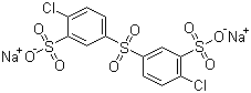 Disodium 3,3'-sulfonylbis(6-chlorobenzenesulfonate) molecular structure (CAS 51698-33-0)