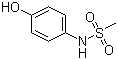 structure of CAS# 51767-39-6, N-(4-Hydroxyphenyl)methanesulfonamide