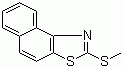 structure of CAS# 51769-43-8, 2-(Methylthio)-beta-naphthothiazole