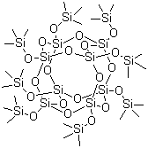 structure of CAS# 51777-38-9, Octakis(trimethylsiloxy)silsesquioxane;Octakis[(trimethylsilyl)oxy]-pentacyclo[9.5.1.13,9.15,15.17,13]octasiloxane