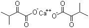 structure of CAS# 51828-94-5, alpha-Ketovaline calcium salt;Calcium 3-methyl-2-oxobutyrate (1:2)