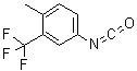 结构式 CAS# 51903-64-1, 3-(三氟甲基)-4-甲基苯基异氰酸酯