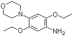 结构式 CAS# 51963-82-7, 2,5-二乙氧基-4-吗啉基苯胺