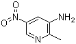 structure of CAS# 51984-61-3, 2-Methyl-5-nitropyridin-3-amine