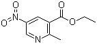 结构式 CAS# 51984-71-5, 2-甲基-5-硝基烟酸乙酯