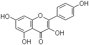 Kaempferol molecular structure (CAS 520-18-3)