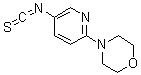 结构式 CAS# 52024-29-0, 6-吗啉基-3-吡啶基异硫氰酸酯