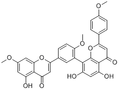 结构式 CAS# 521-34-6, 金松双黄酮