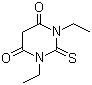 结构式 CAS# 5217-47-0, 1,3-二乙基-2-硫代巴比妥酸