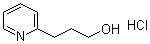 2-Pyridinepropanol hydrochloride molecular structure (CAS 52225-87-3)