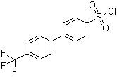 structure of CAS# 524046-23-9, 4'-Trifluoromethylbiphenyl-4-sulfonyl chloride;4-[4-(Trifluoromethyl)phenyl]benzenesulfonyl chloride