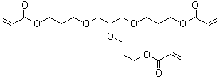 结构式 CAS# 52408-84-1, 甘油三羟丙基醚三丙烯酸酯