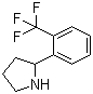 structure of CAS# 524674-04-2, 2-[2-(Trifluoromethyl)phenyl]pyrrolidine