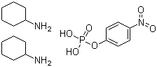 structure of CAS# 52483-84-8, 4-Nitrophenyl phosphate bis(cyclohexylammonium) salt