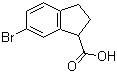 结构式 CAS# 52651-16-8, 6-溴-1-茚满羧酸