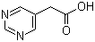 5-嘧啶乙酸分子结构 (CAS 5267-07-2)