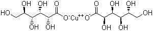 Copper gluconate molecular structure (CAS 527-09-3)