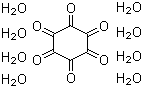 structure of CAS# 527-31-1, Hexaketocyclohexane octahydrate