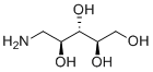 1-氨基-1-脱氧-D-核糖醇分子结构 (CAS 527-47-9)