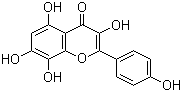 structure of CAS# 527-95-7, Herbacetin;8-Hydroxykaempferol; Isoarticulatidin; 3,5,7,8-Tetrahydroxy-2-(4-hydroxyphenyl)-4H-1-benzopyran-4-one