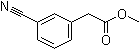 structure of CAS# 52798-00-2, 3-Cyanobenzeneacetic acid methyl ester