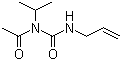 Allylisopropylacetylurea molecular structure (CAS 528-92-7)