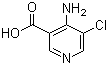 结构式 CAS# 52834-09-0, 4-氨基-5-氯烟酸