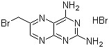 structure of CAS# 52853-40-4, 6-(Bromomethyl)-2,4-pteridinediamine hydrobromide