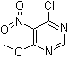 结构式 CAS# 52854-14-5, 4-氯-6-甲氧基-5-硝基嘧啶