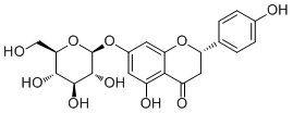 structure of CAS# 529-55-5, Prunin
