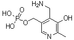 Pyridoxamine 5'-phosphate molecular structure (CAS 529-96-4)