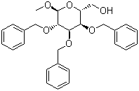 Methyl 2,3,4-tri-O-benzyl-alpha-D-glucopyranoside molecular structure (CAS 53008-65-4)