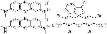 structure of CAS# 53092-85-6, Azure II eosinate